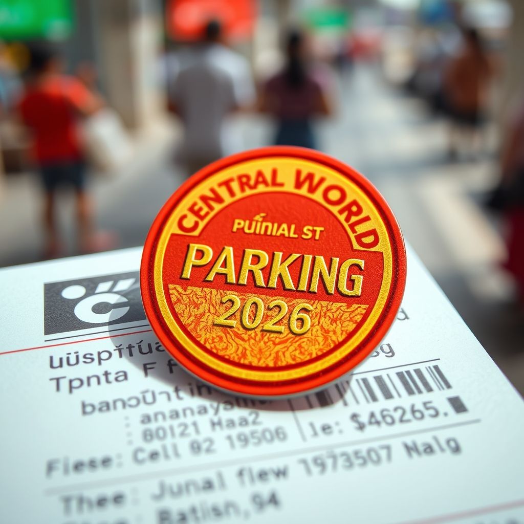 แสตมป์ บัตรจอดรถ เซ็นทรัลเวิลด์ กี่บาท2569